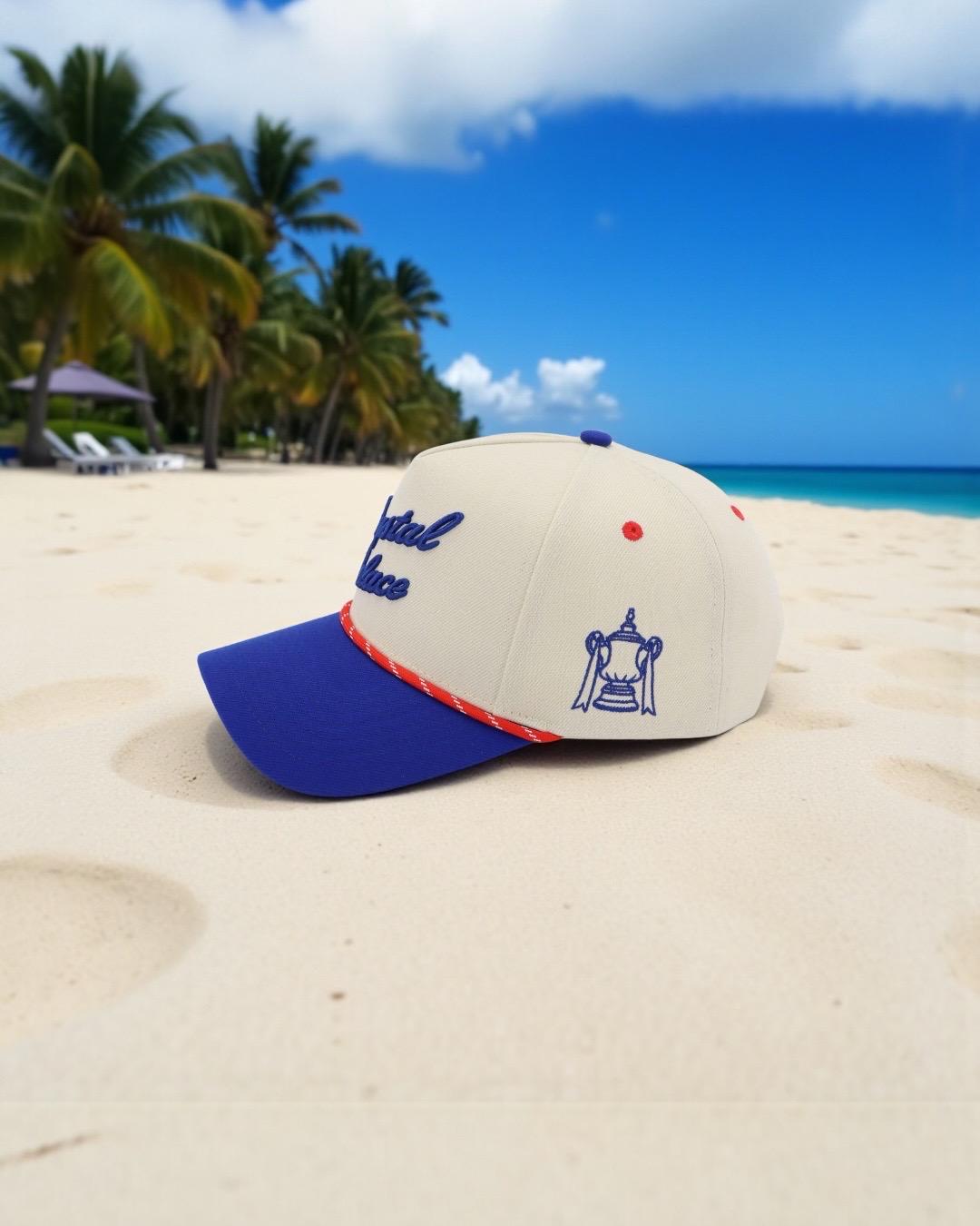 THE DAVE - Crystal Palace Retro Script Rope Snapback Cap