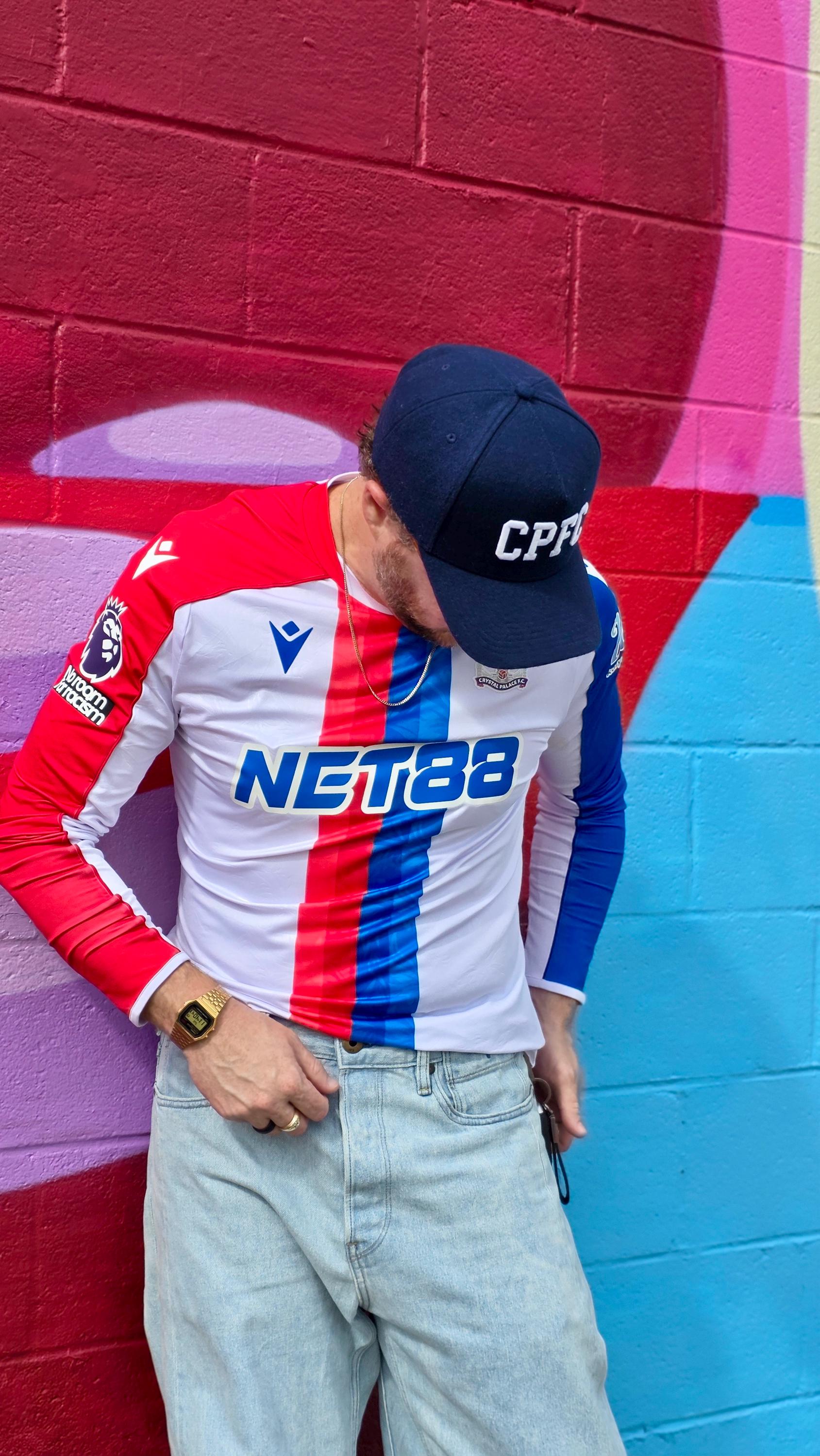 CPFC Navy Wool Snapback Cap