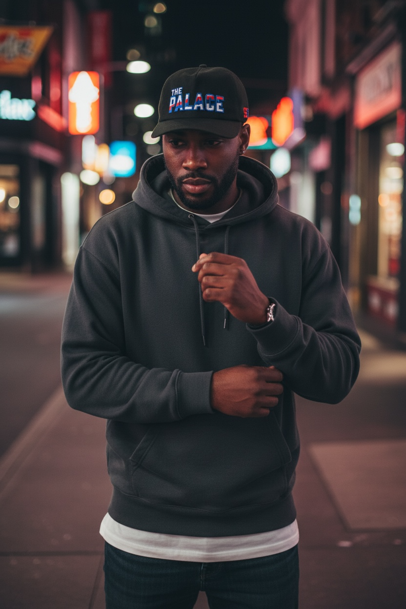 THE PALACE - EVIL SASH BLACK SNAPBACK