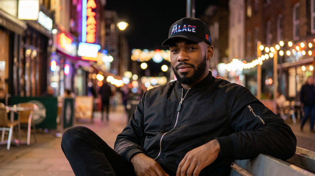 THE PALACE - EVIL SASH BLACK SNAPBACK