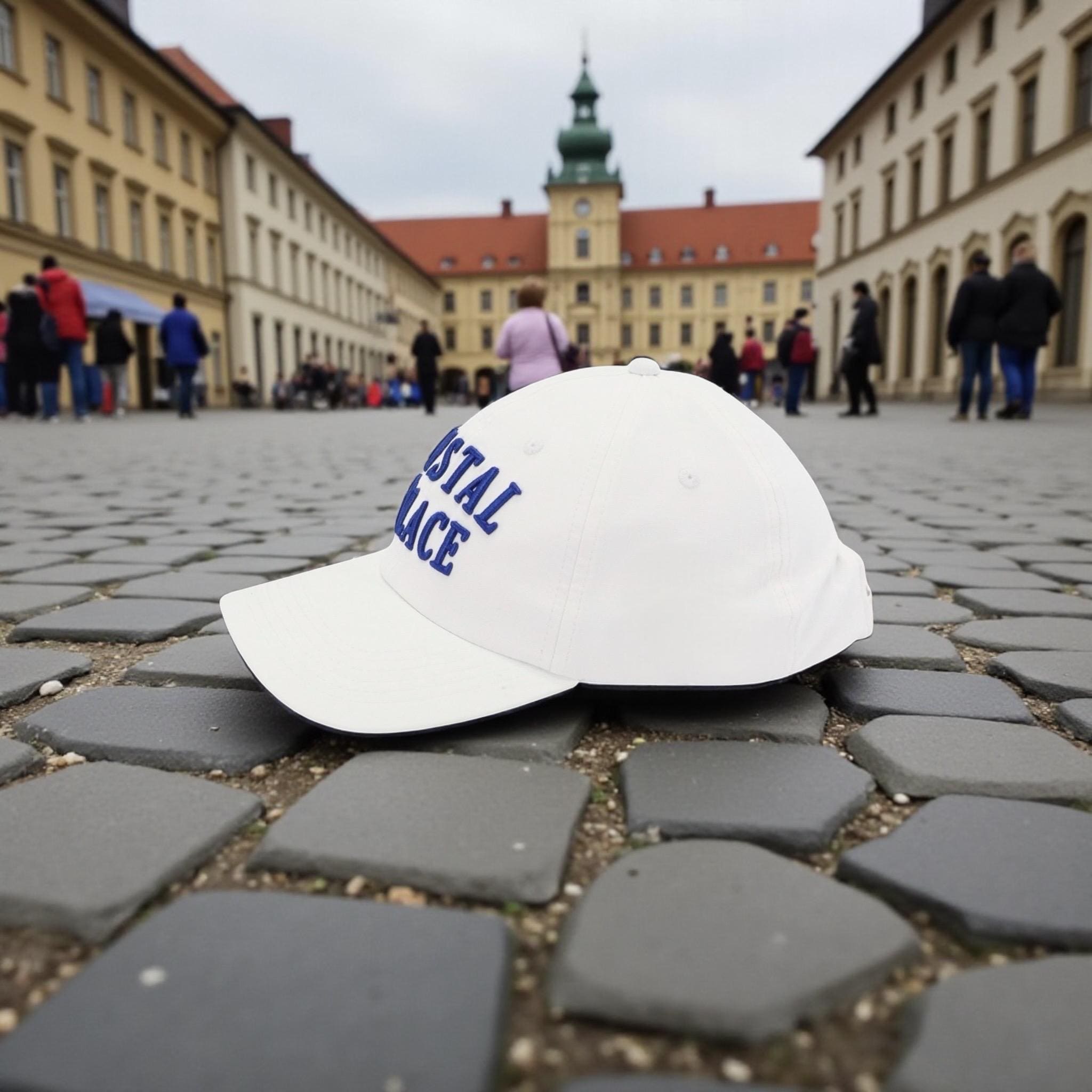 CRYSTAL PALACE Dad Cap - "Lublin White"