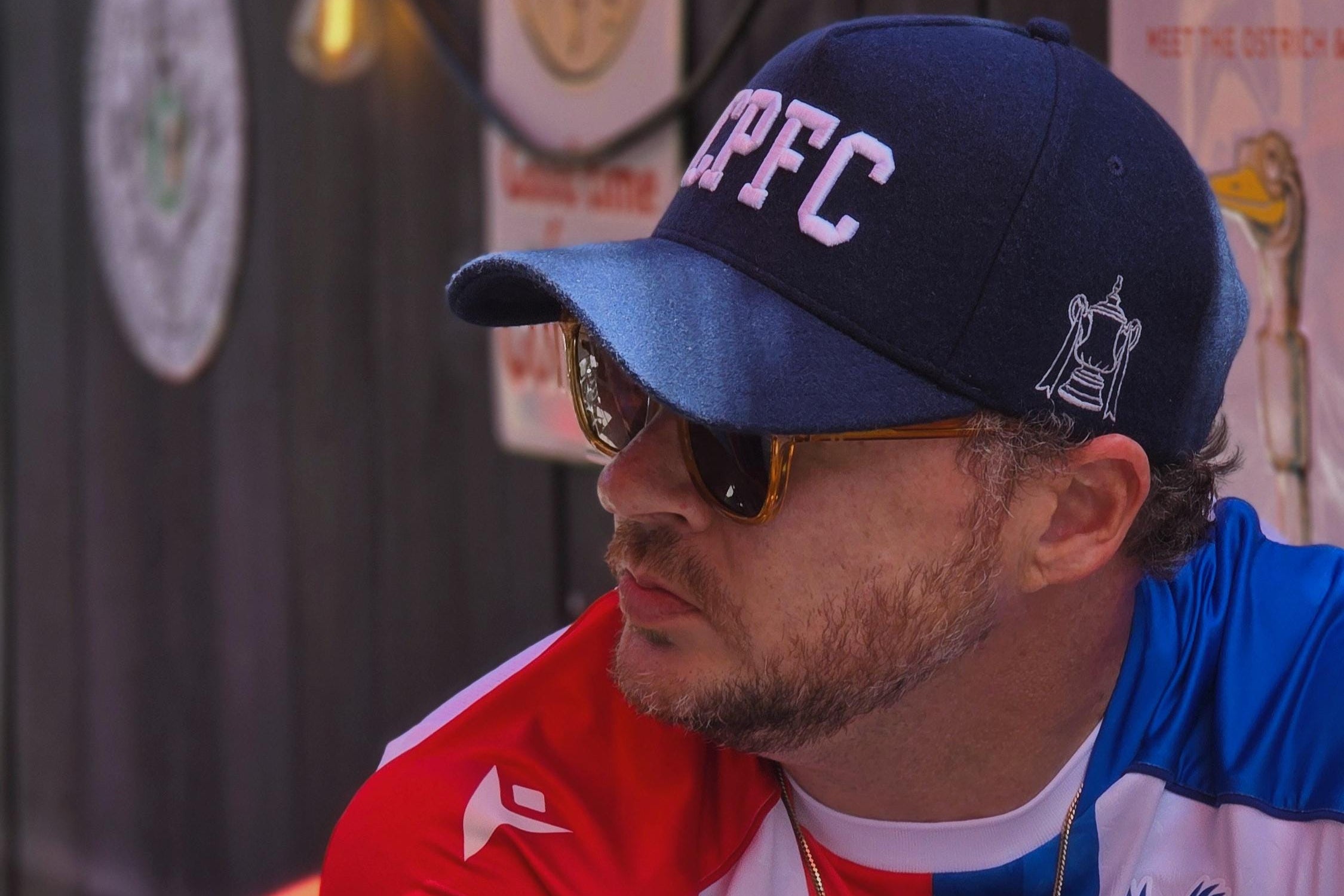 CPFC Navy Wool Snapback Cap