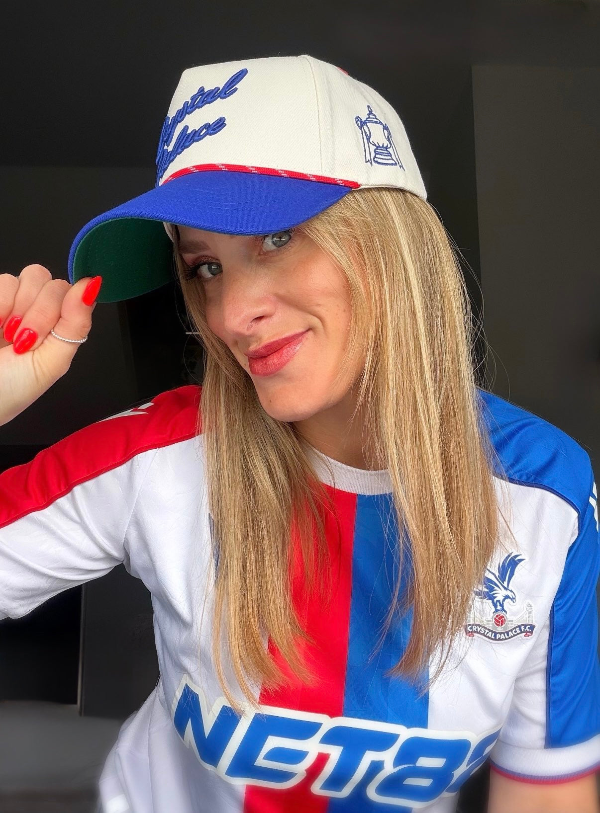 CPFC - THE DAVE - Crystal Palace Retro Script Rope Snapback Cap