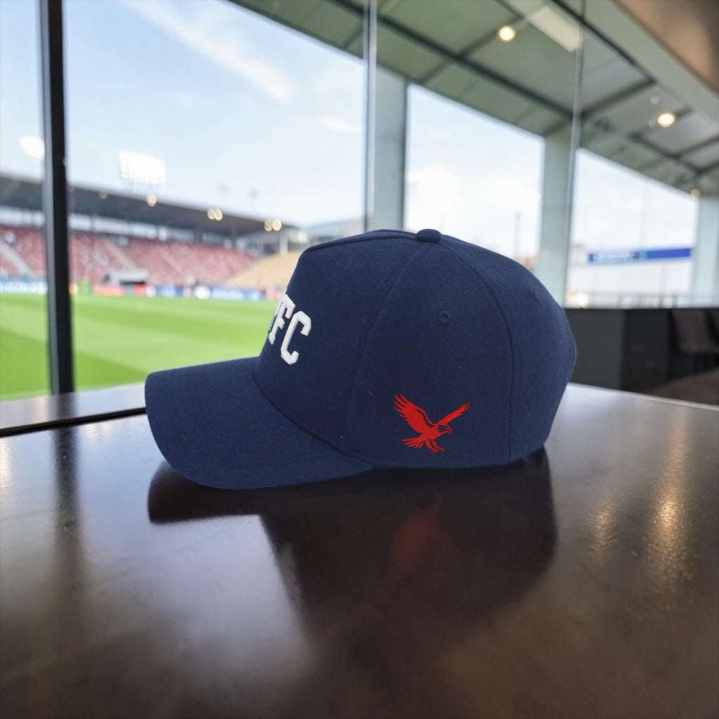 CPFC Navy Wool Snapback Cap (NEW 2026-2027 Edition)