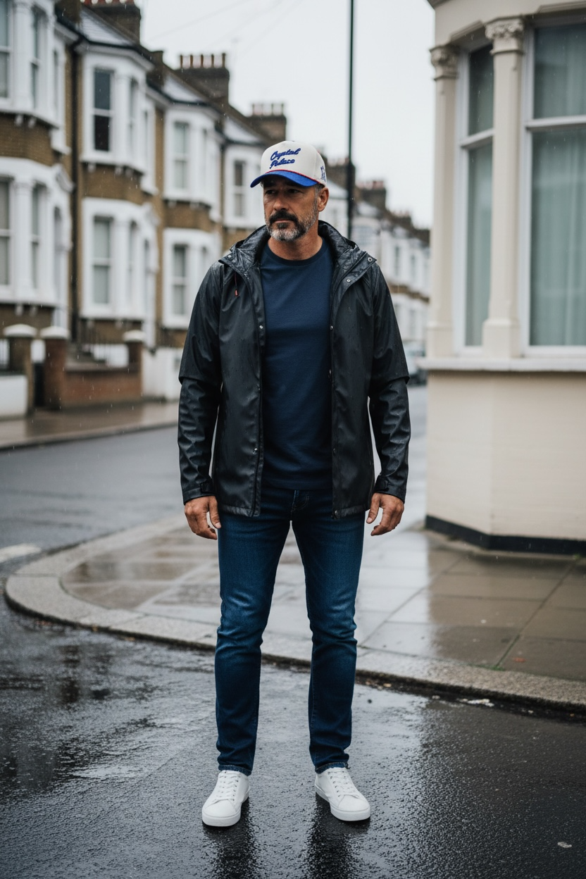 CPFC - THE DAVE - Crystal Palace Retro Script Rope Snapback Cap