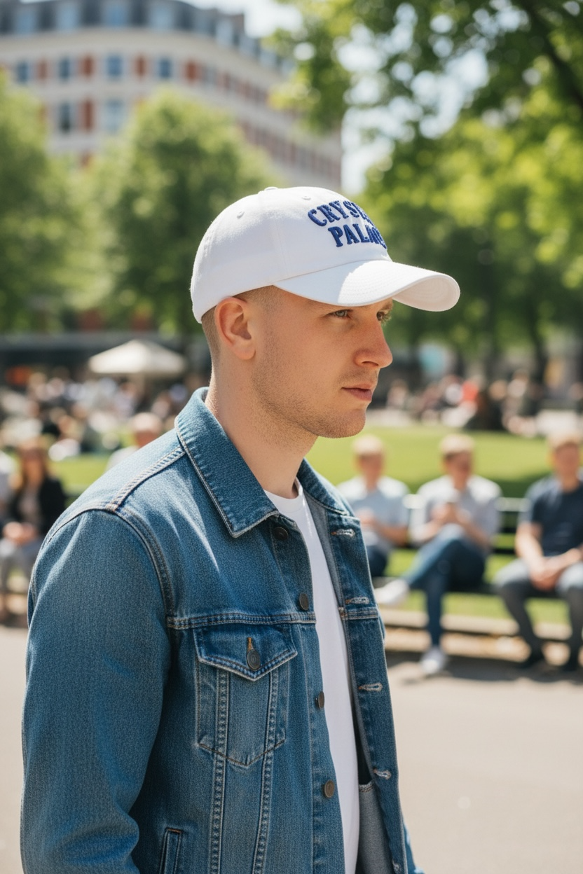 CPFC CRYSTAL PALACE Performance Dad Cap - "Lublin White"