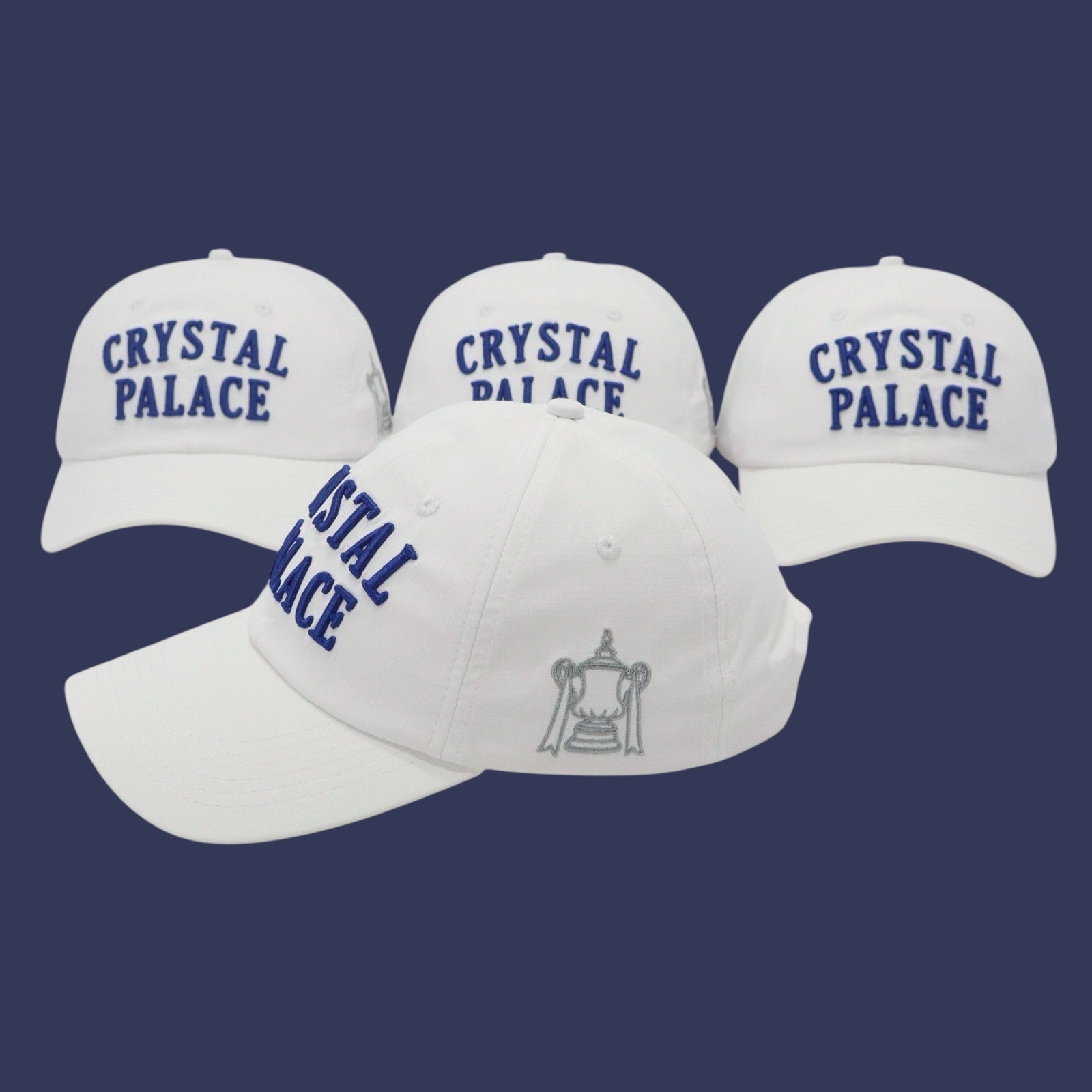 CRYSTAL PALACE Dad Cap - "Lublin White"