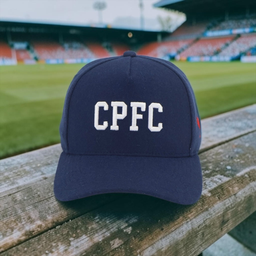 CPFC Navy Wool Snapback Cap (NEW 2026-2027 Edition)