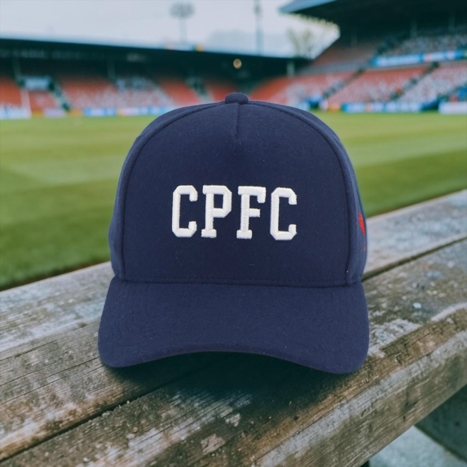 CPFC Navy Wool Snapback Cap (NEW 2026-2027 Edition)
