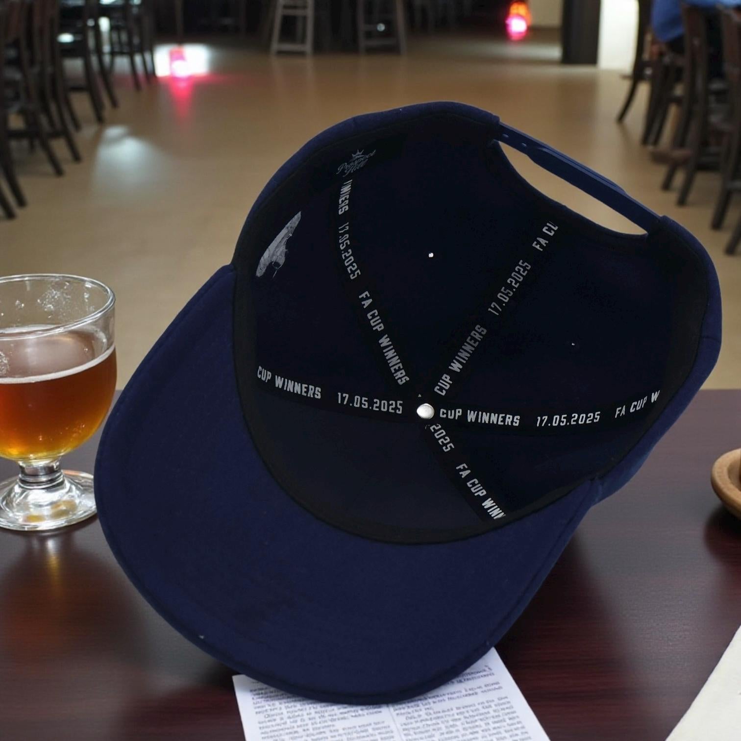 CPFC Navy Wool Snapback Cap